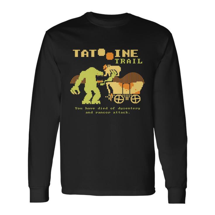 Tatoonie Trail Retro Gamer Long Sleeve T-Shirt