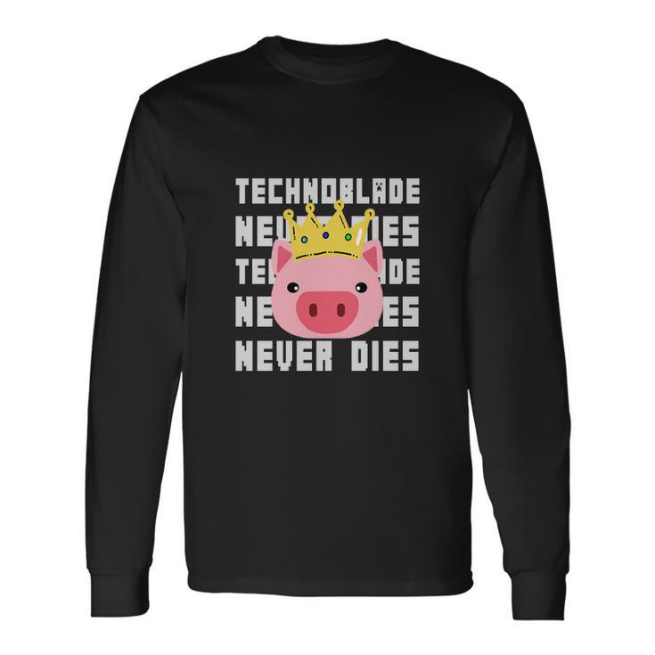 Technoblade Never Dies V5 Long Sleeve T-Shirt