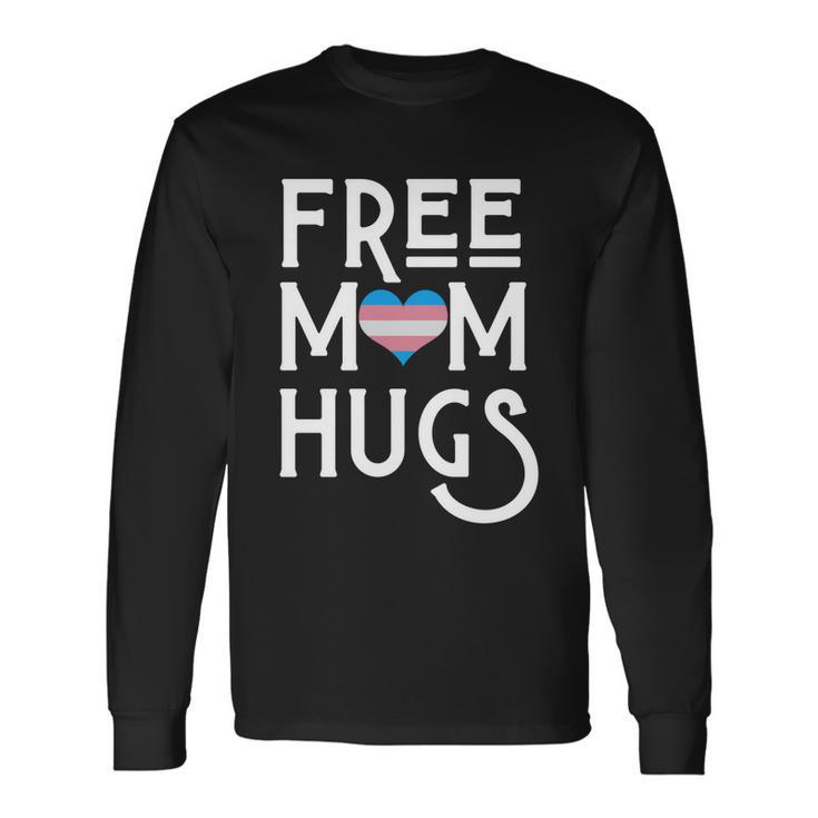 Transgender Heart Free Mom Hugs Cool Long Sleeve T-Shirt Gifts ideas
