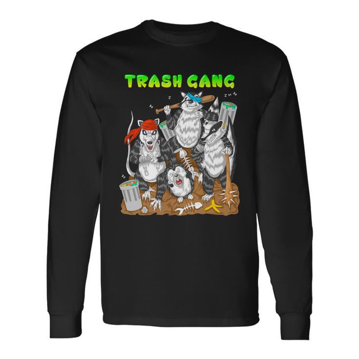 Trash Gang Raccoon And Opossum Long Sleeve T-Shirt