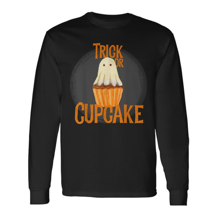 Trick Or Treat Cupcake Halloween Costume Candy Long Sleeve T-Shirt