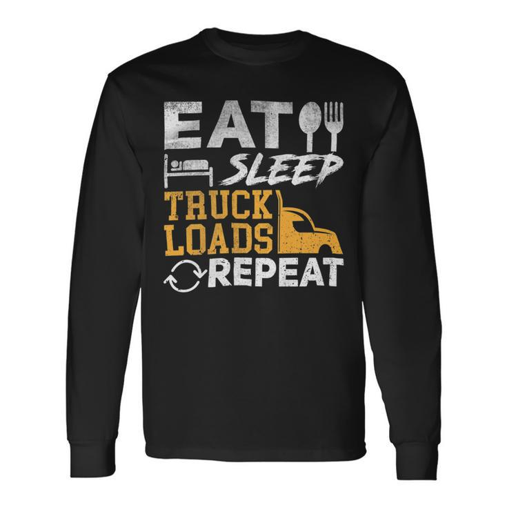Trucker Trucker Accessories For Truck Driver Diesel Lover Trucker_ Long Sleeve T-Shirt
