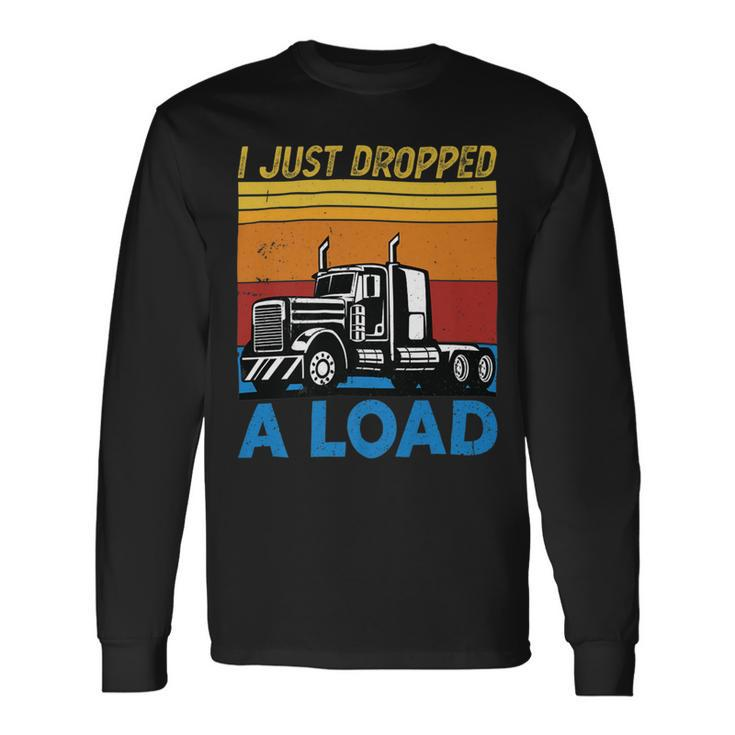 Trucker Trucker Accessories For Truck Driver Diesel Lover Trucker_ V7 Long Sleeve T-Shirt