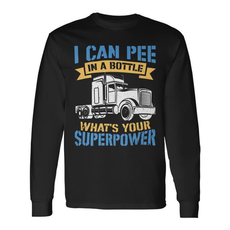 Trucker Trucker Accessories For Truck Driver Diesel Lover Trucker V14 Long Sleeve T-Shirt