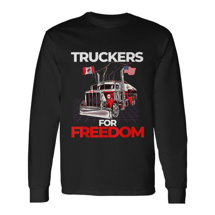 Truckers For Freedom Freedom Convoy Long Sleeve T-Shirt