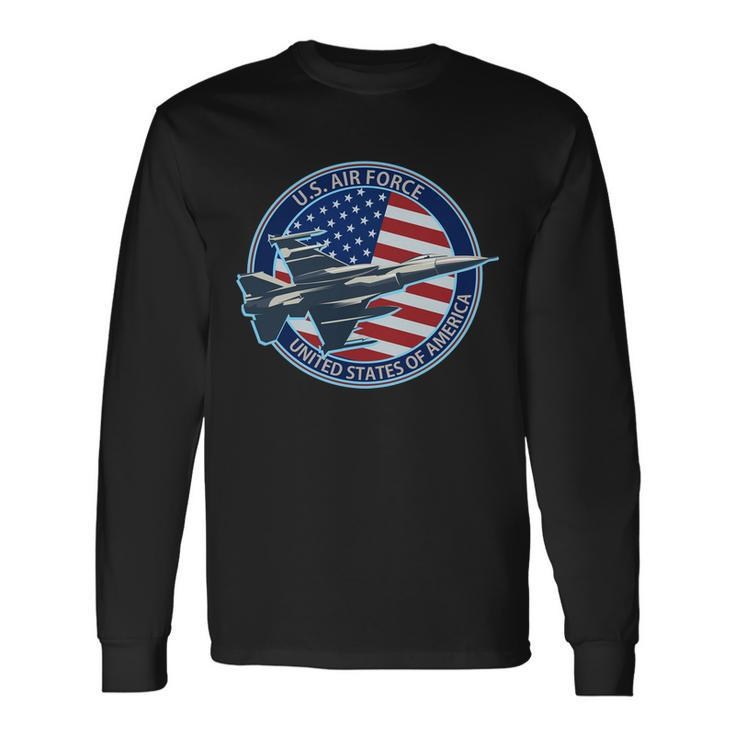 United States Air Force Logo Tshirt Long Sleeve T-Shirt