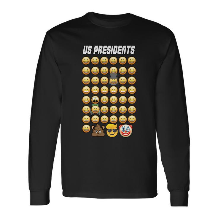 Us Presidents History Long Sleeve T-Shirt