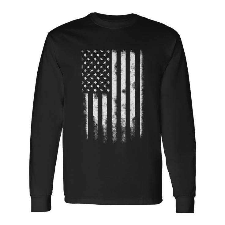 Usa Flag American Flag United States Patriotic 4Th Of July Long Sleeve T-Shirt