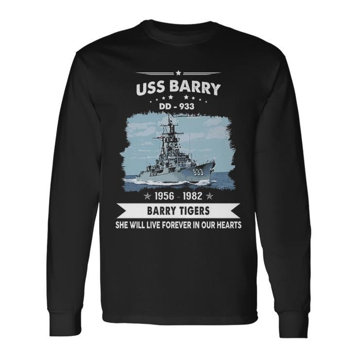 Uss Barry Dd V2 Long Sleeve T-Shirt