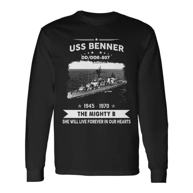 Uss Benner Dd 807 Ddr Long Sleeve T-Shirt