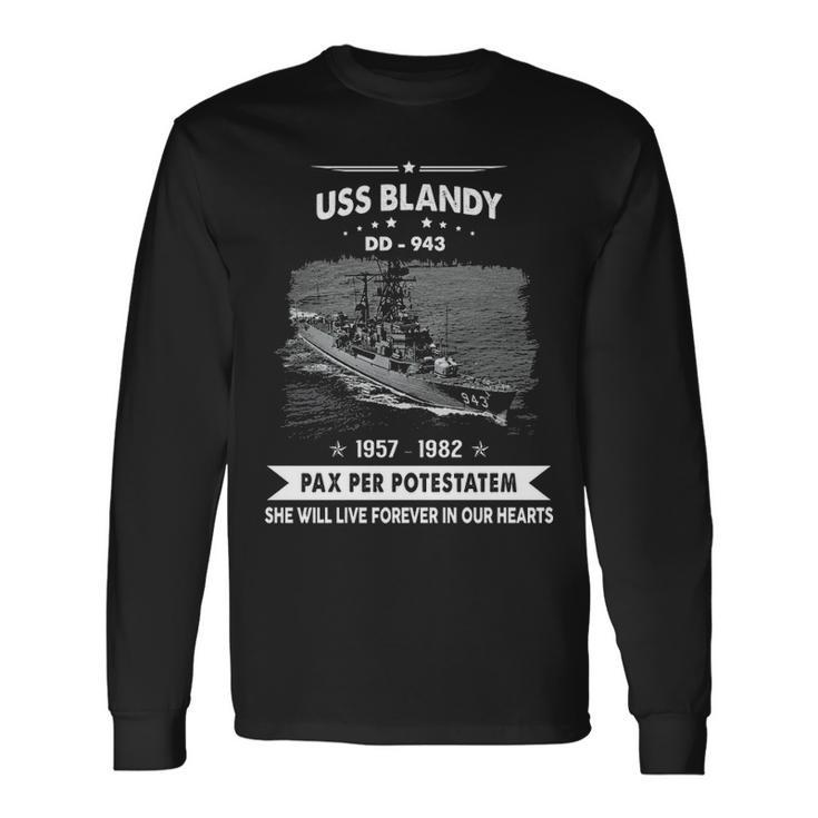 Uss Blandy Dd Long Sleeve T-Shirt Gifts ideas