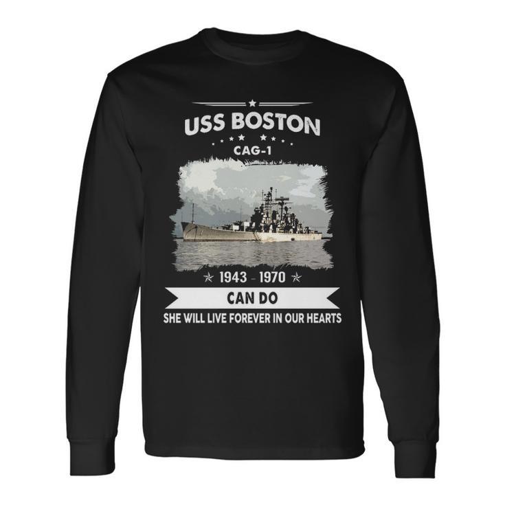 Uss Boston Cag Long Sleeve T-Shirt