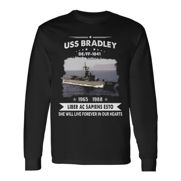 Uss Bradley Ff 1041 De V2 Long Sleeve T-Shirt Gifts ideas
