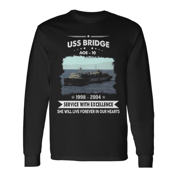 Uss Bridge Aoe V2 Long Sleeve T-Shirt