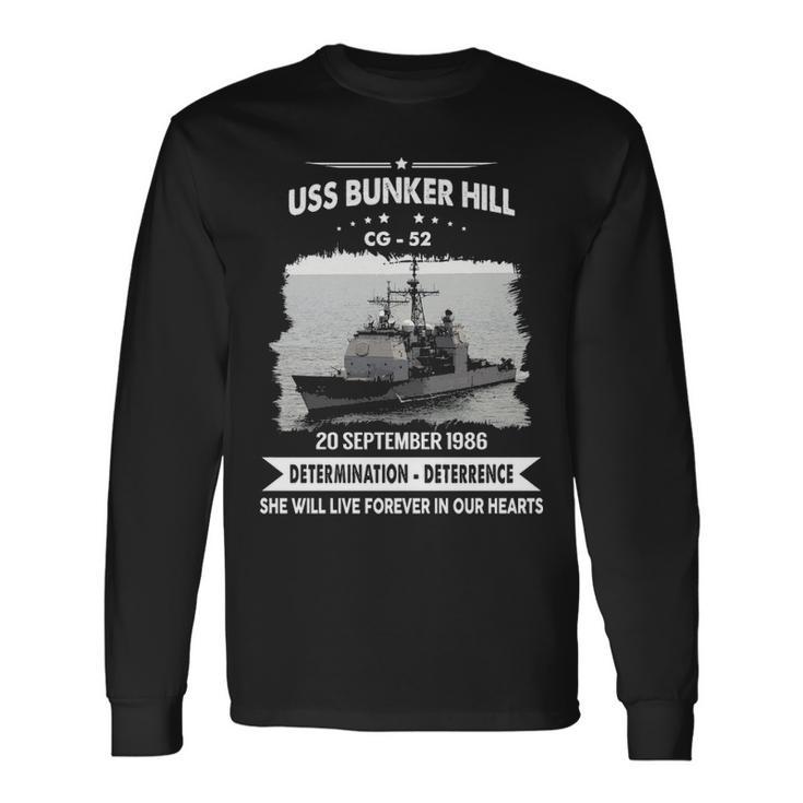 Uss Bunker Hill Cg V2 Long Sleeve T-Shirt