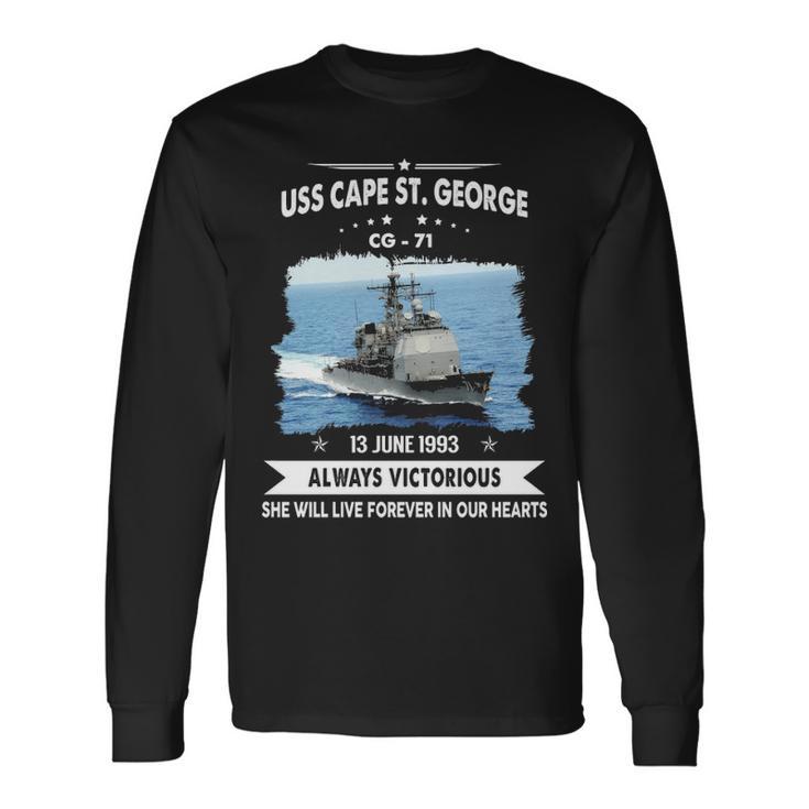 Uss Cape St George Cg V2 Long Sleeve T-Shirt