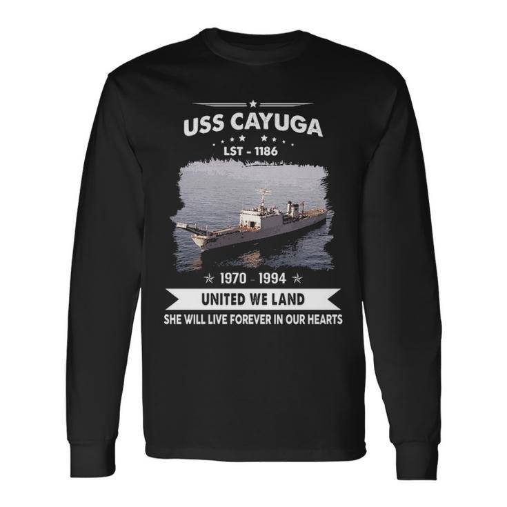 Uss Cayuga Lst V2 Long Sleeve T-Shirt