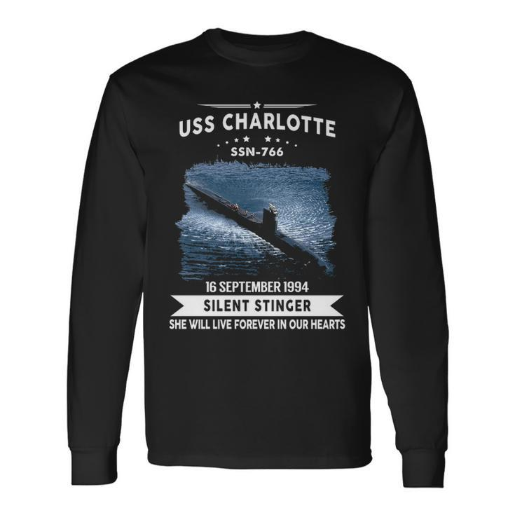 Uss Charlotte Ssn Long Sleeve T-Shirt Gifts ideas