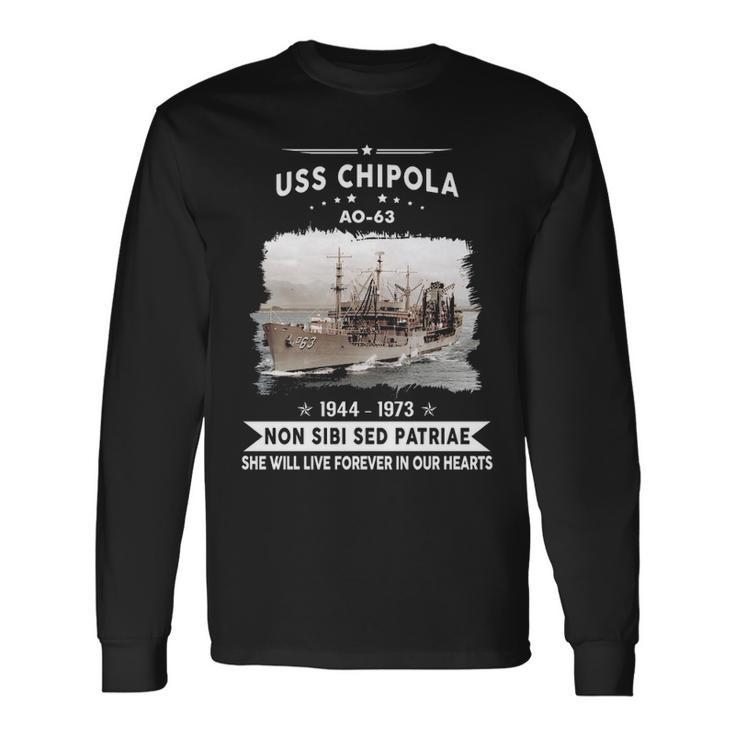 Uss Chipola Ao Long Sleeve T-Shirt