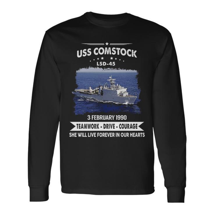 Uss Comstock Lsd V2 Long Sleeve T-Shirt