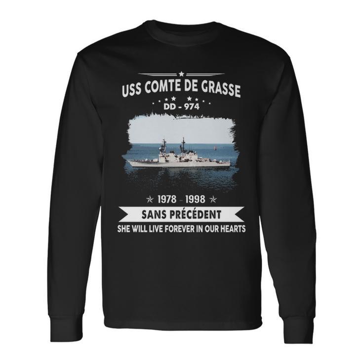 Uss Comte De Grasse Dd Long Sleeve T-Shirt