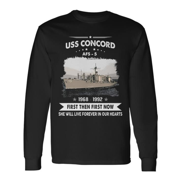 Uss Concord Afs Long Sleeve T-Shirt
