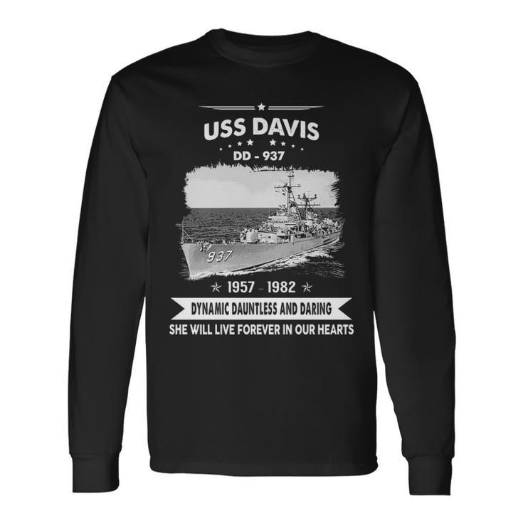 Uss Davis Dd V2 Long Sleeve T-Shirt