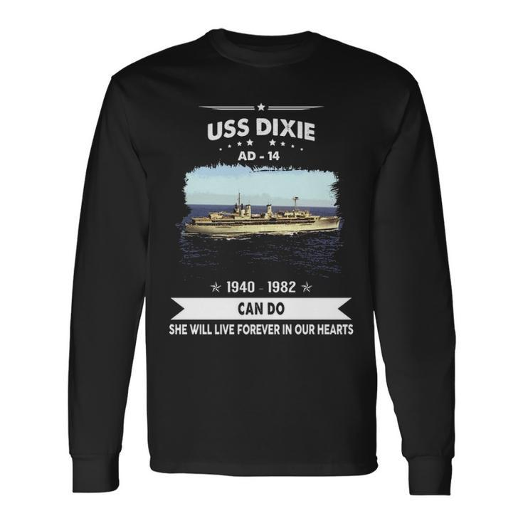 Uss Dixie Ad Long Sleeve T-Shirt