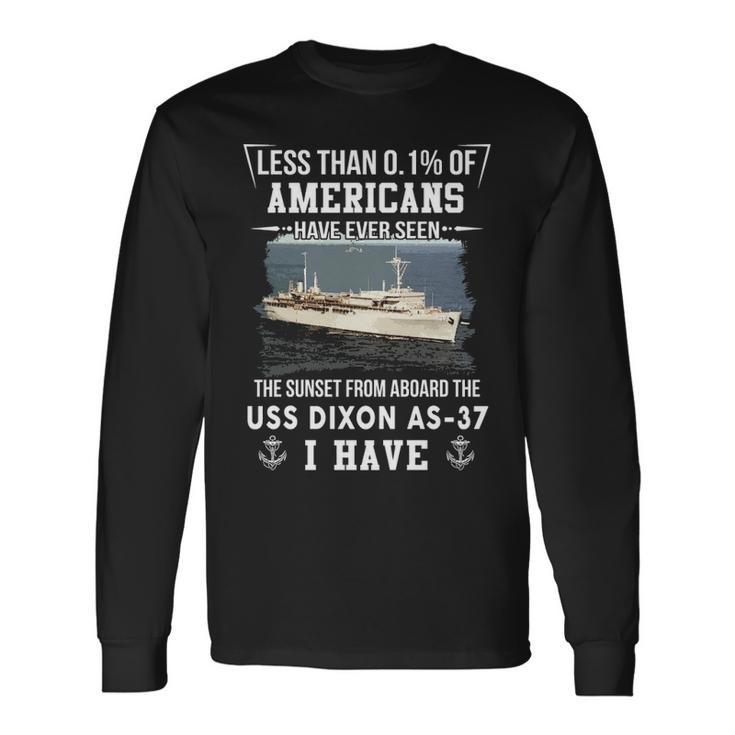 Uss Dixon As 37 Sunset Long Sleeve T-Shirt