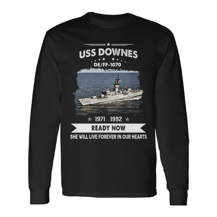 Uss Downes Ff 1070 De Long Sleeve T-Shirt