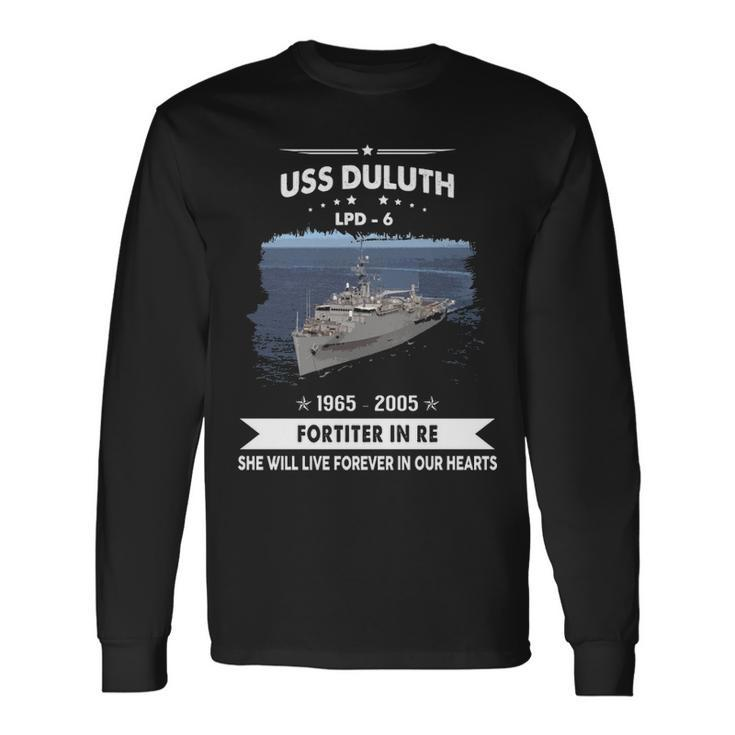 Uss Duluth Lpd V2 Long Sleeve T-Shirt