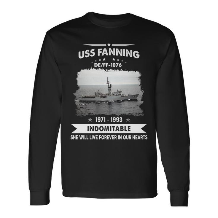 Uss Fanning Ff 1076 De Long Sleeve T-Shirt