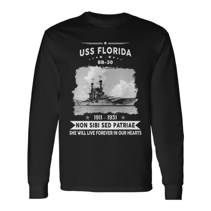 Uss Florida Bb Long Sleeve T-Shirt