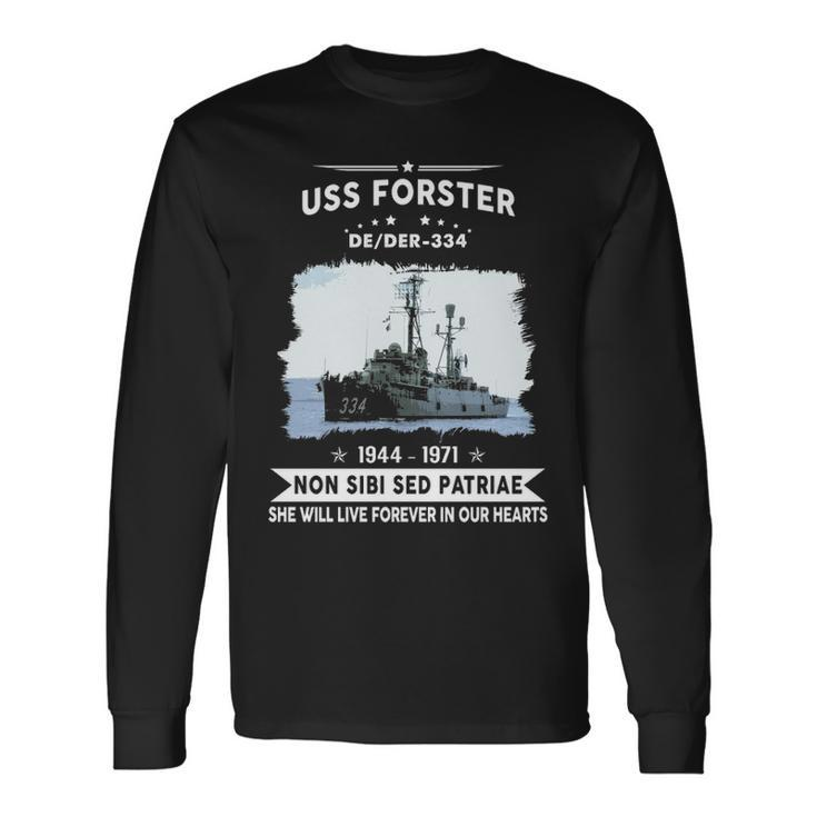 Uss Forster De 334 Der Long Sleeve T-Shirt