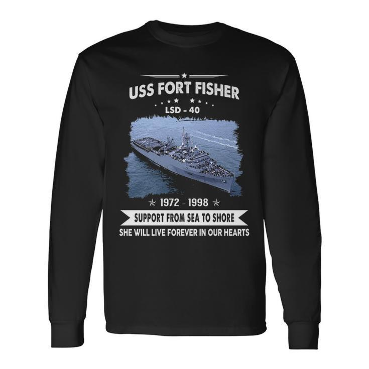 Uss Fort Fisher Lsd Long Sleeve T-Shirt
