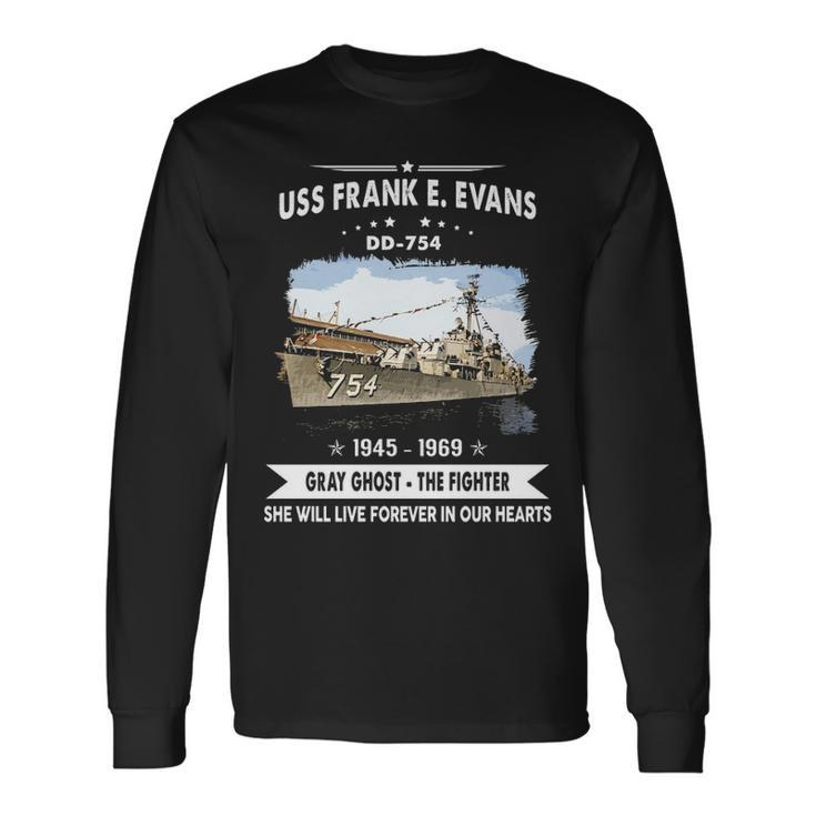 Uss Frank E Evans Dd Long Sleeve T-Shirt