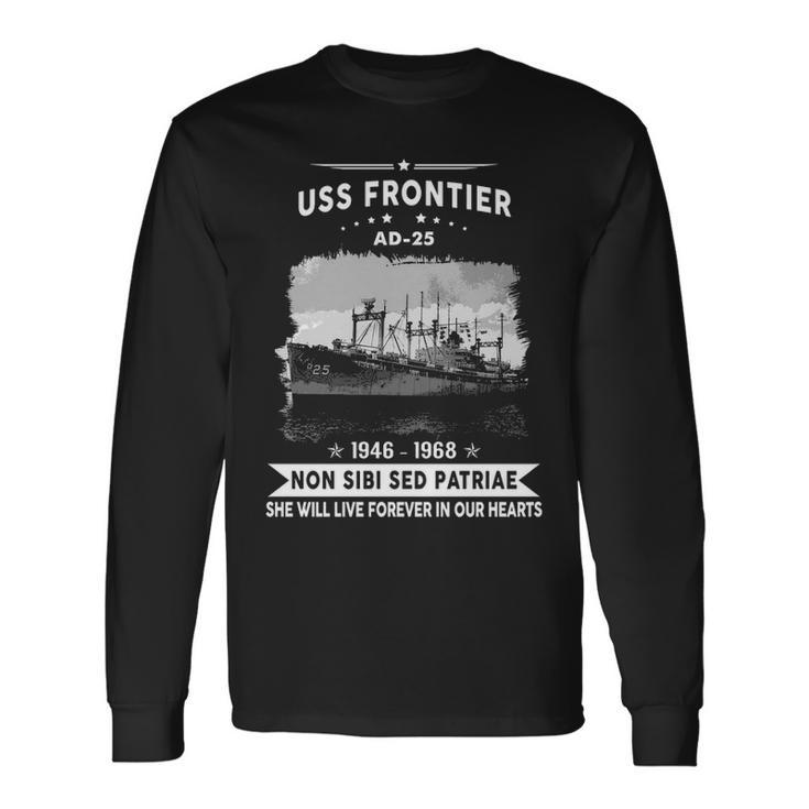 Uss Frontier Ad Long Sleeve T-Shirt Gifts ideas