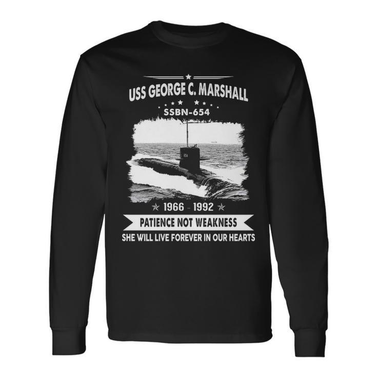 Uss George C Marshall Ssbn Long Sleeve T-Shirt