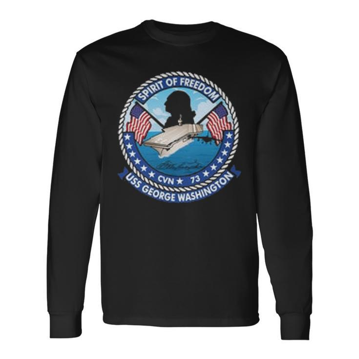 Uss George Washington Cvn V2 Long Sleeve T-Shirt Gifts ideas
