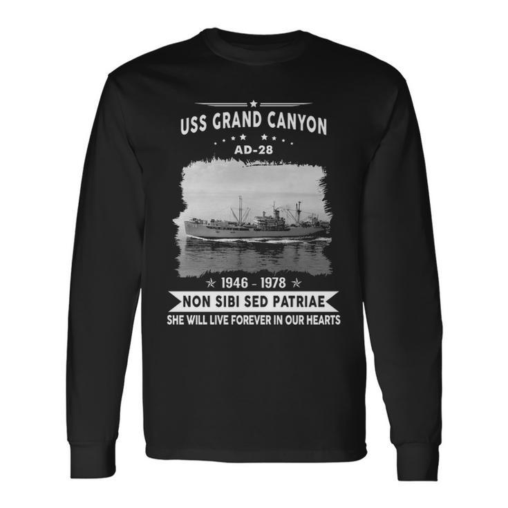 Uss Grand Canyon Ad Long Sleeve T-Shirt