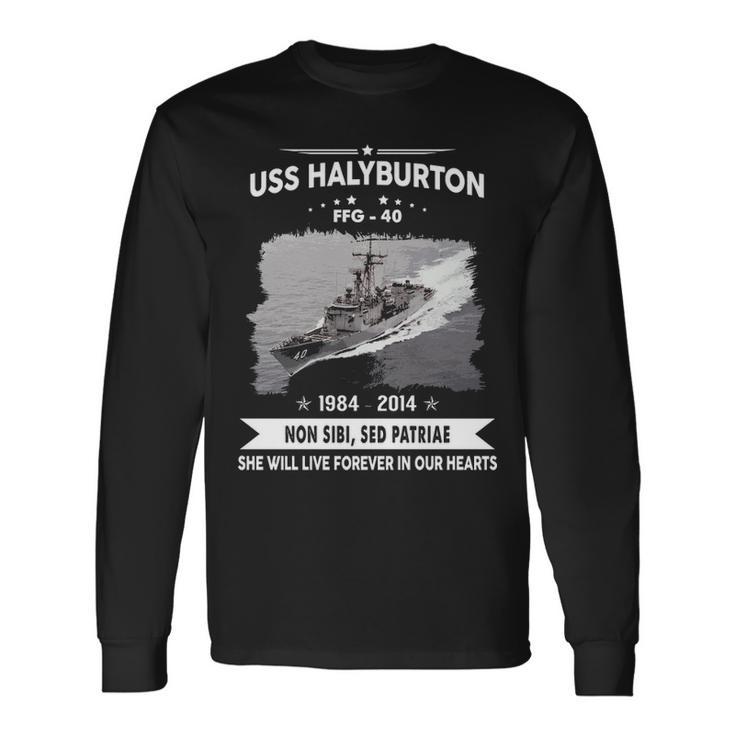 Uss Halyburton Ffg Long Sleeve T-Shirt