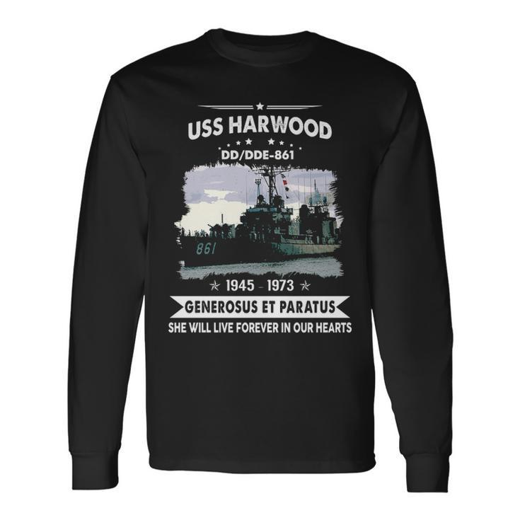 Uss Harwood Dd Long Sleeve T-Shirt Gifts ideas
