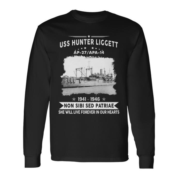 Uss Hunter Liggett Apa Long Sleeve T-Shirt