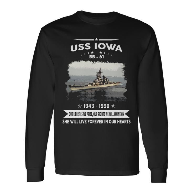 Uss Iowa Bb Long Sleeve T-Shirt