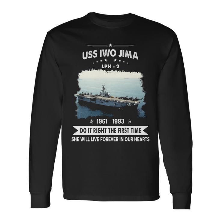Uss Iwo Jima Lph V2 Long Sleeve T-Shirt