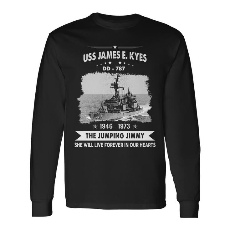 Uss James E Kyes Dd Long Sleeve T-Shirt Gifts ideas