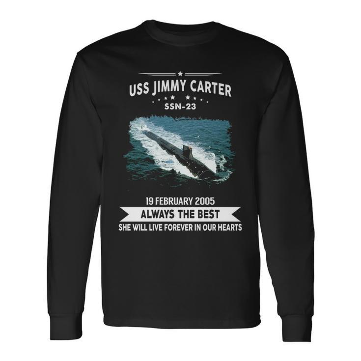 Uss Jimmy Carter Ssn Long Sleeve T-Shirt