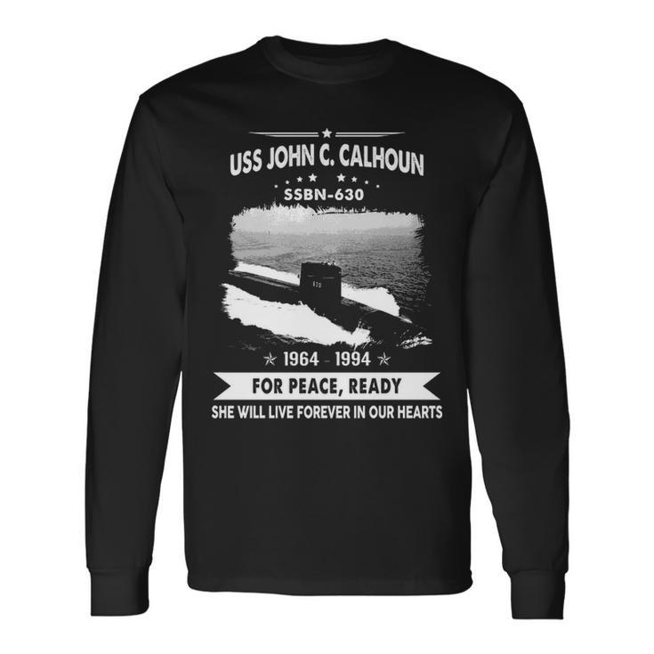 Uss John C Calhoun Ssbn Long Sleeve T-Shirt