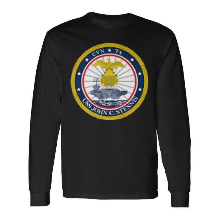 Uss John C Stennis Cvn 74 Cvn Long Sleeve T-Shirt