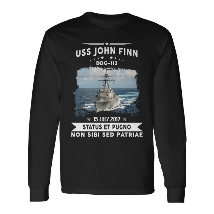 Uss John Finn Ddg Long Sleeve T-Shirt